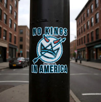 No Kings Turq: Stickers