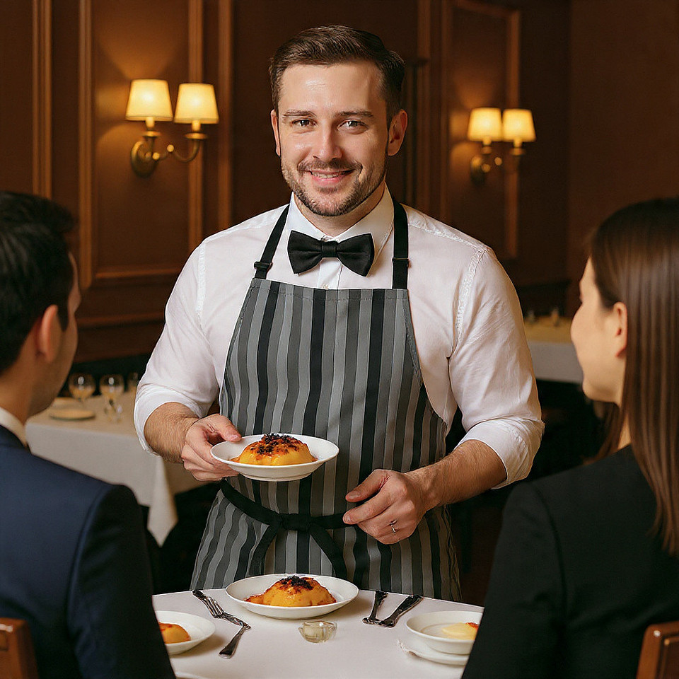 Apron: Etre Modeste (Modest Being)