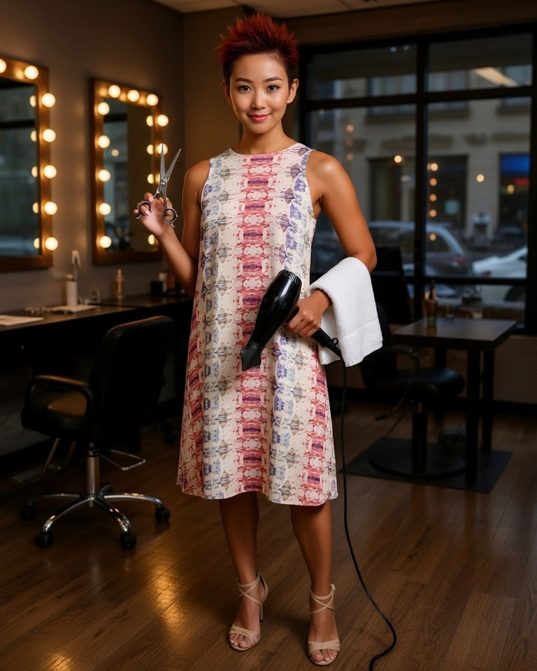 Coming Into The Seasons Of Change: A-Line Dress