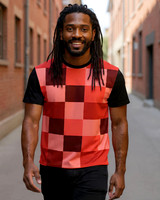 Cube Rojo: Graphic Print T-Shirt
