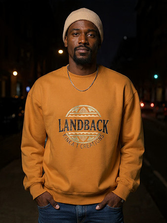 Premium Oversized Sweatshirt:  Land Back Above & Below