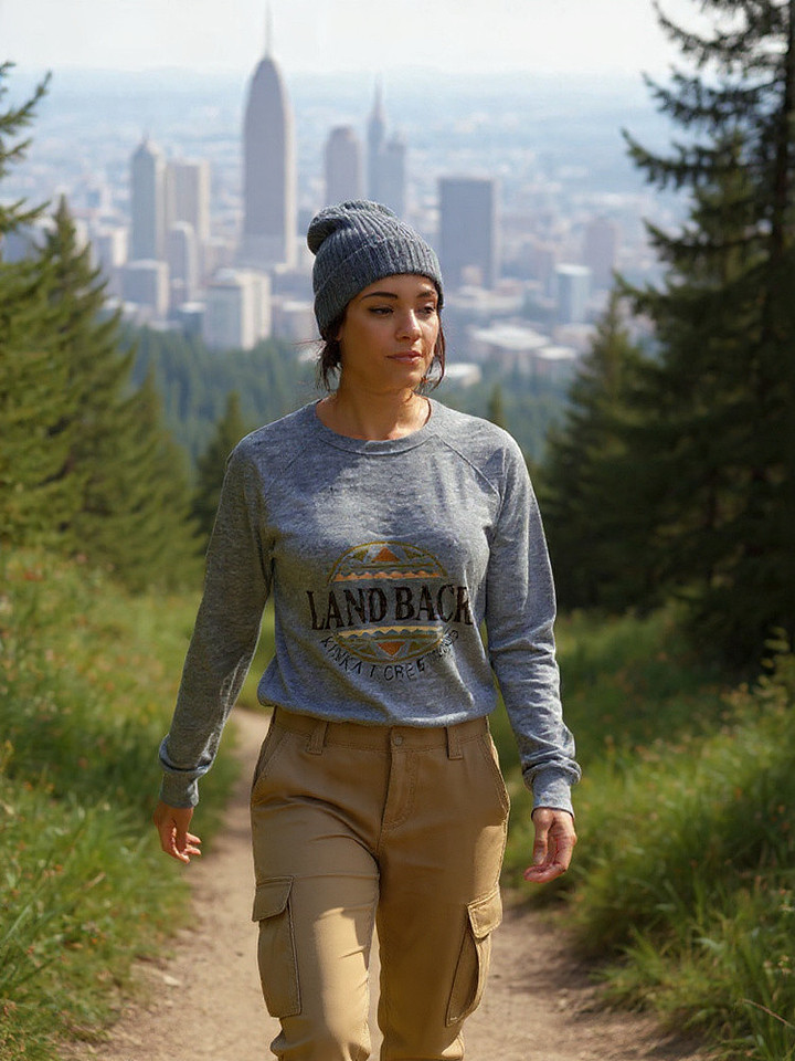 Lightweight Sweatshirt: Land Back Above & Below
