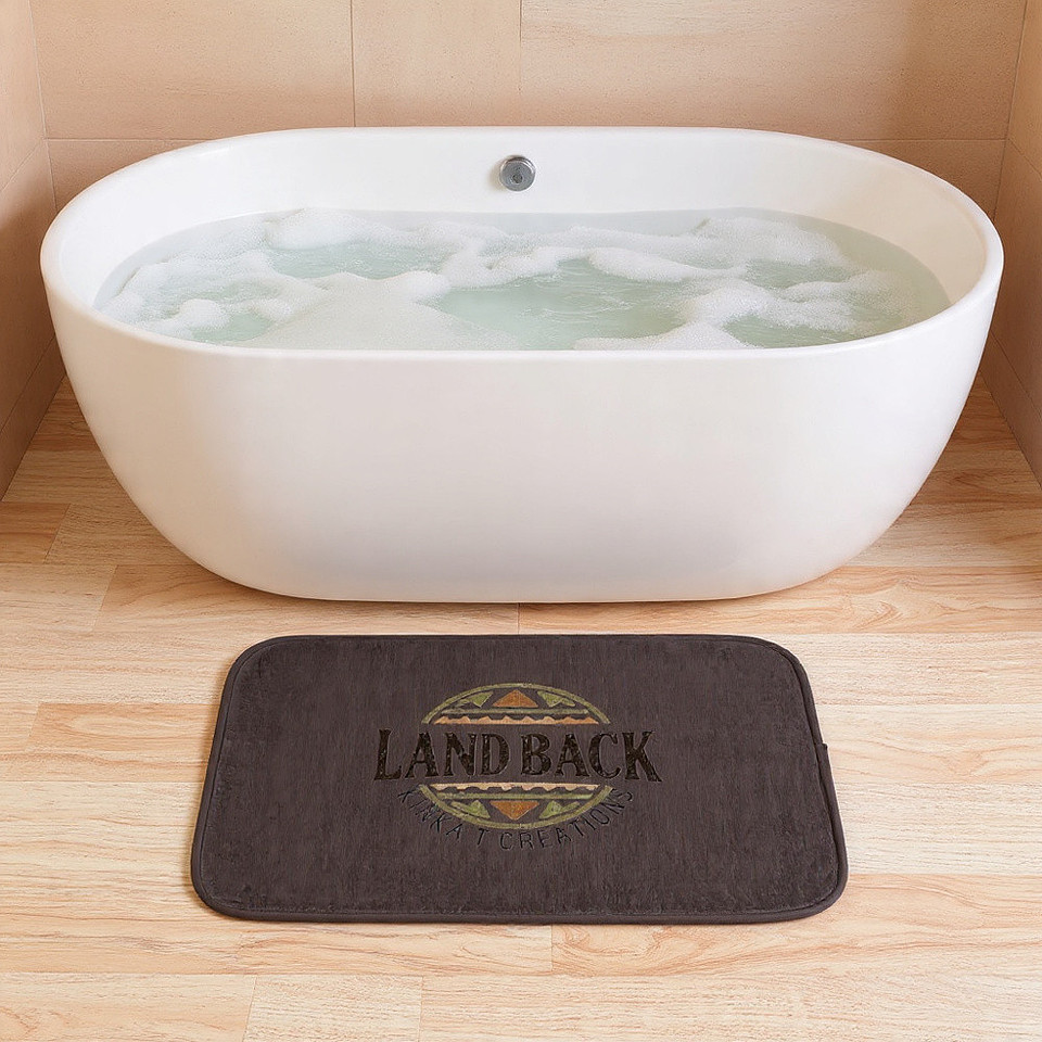 Bath Mat: Land Back Above & Below
