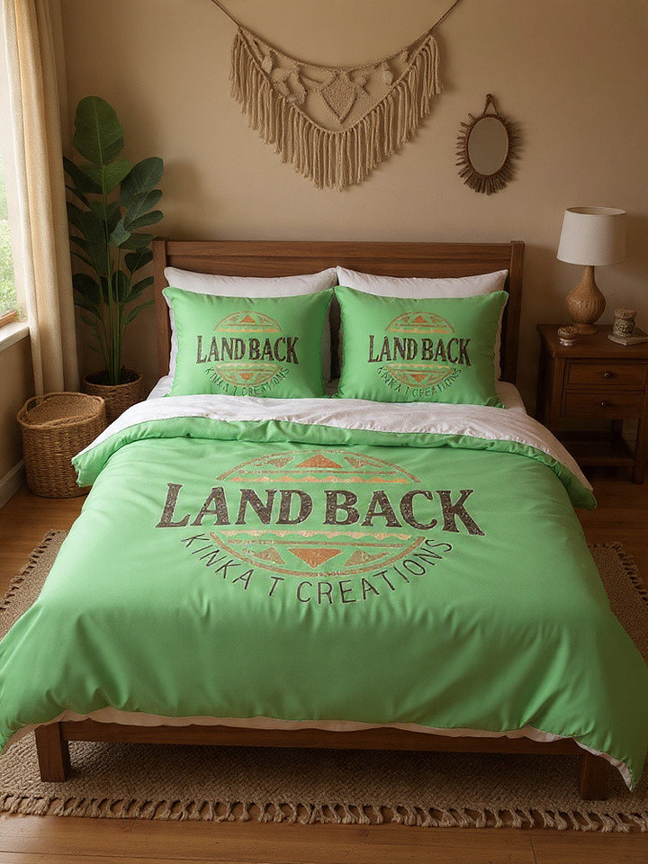 Duvet Cover: Land Back Above & Below