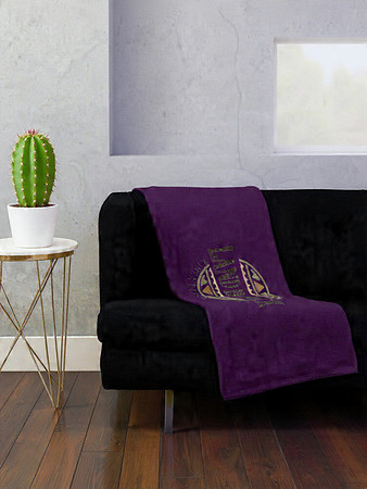 Land Back Above & Below: Throw Blanket