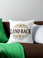 Land Back Above & Below: Throw Pillow