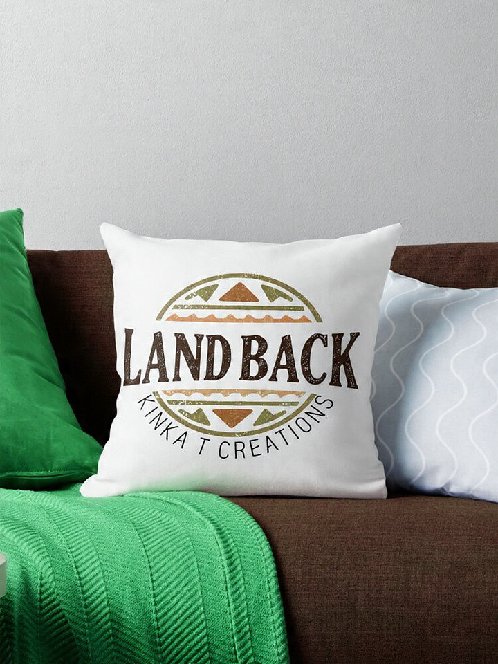 Land Back Above & Below: Throw Pillow