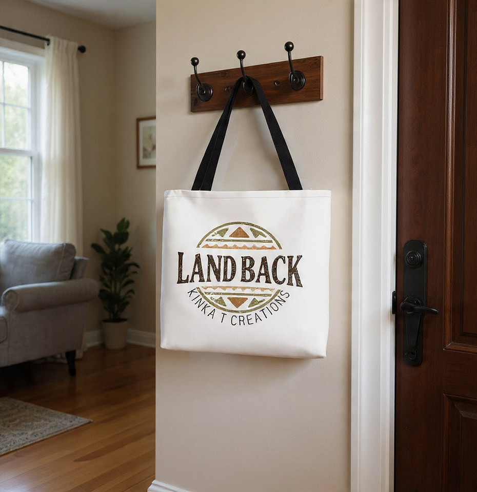 Tote Bag: Land Back Above & Below