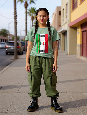Tri-Blend T-Shirt: Mexico