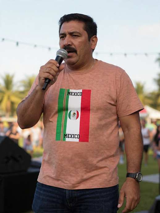 Tri-Blend T-Shirt: Mexico