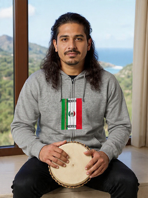 Mexico: Zipped Hoodie
