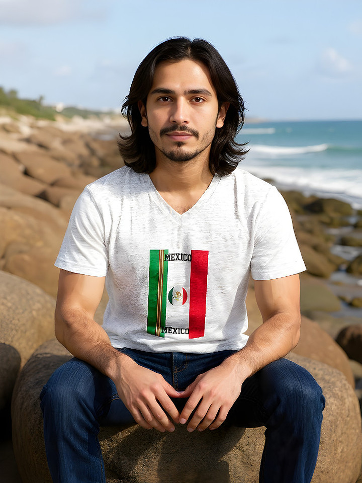 V-Neck T-Shirt: Mexico