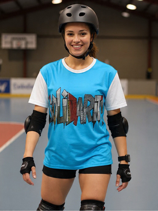 Graphic Print T-Shirt: Solidarity (1)