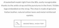Basketball High Tops With Straps: B3AR