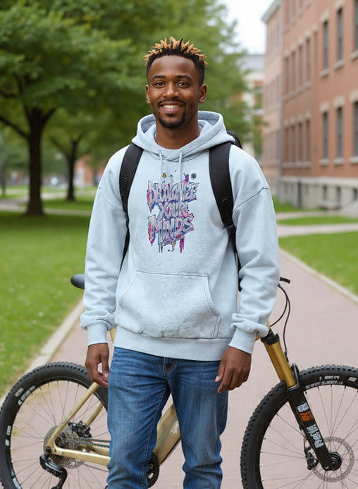 Decolonize Your Minds '80's: Premium Oversized Hoodie: