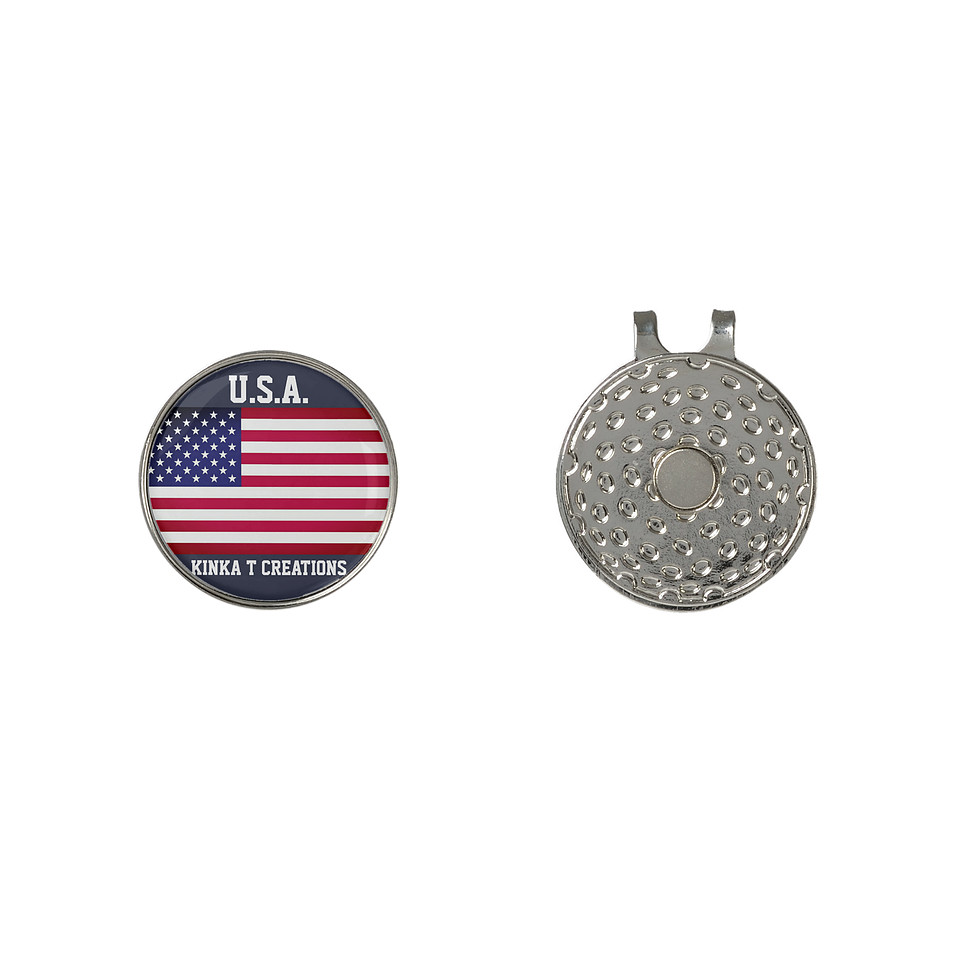 ($28.41) Golf Hat Clips: U.S.A.