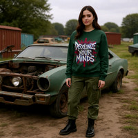 Decolonize Your Minds: Deep Forest (fs) - Basic Sweatshirt