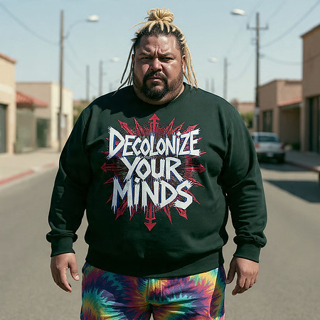 Decolonize Your Minds: Deep Forest (ms) - Basic Sweatshirt