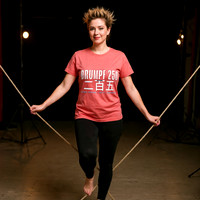 Drumpf 250 二百五 : Stupid Person Idiot Simpleton: Bella+Canvas Tri-blend T-Shirt (Red)
