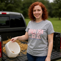 Drumpf 250 二百五 : Stupid Person Idiot Simpleton: Bella+Canvas Tri-blend T-Shirt (Athletic Grey)