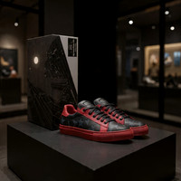 Myrman: Tennis Low Tops (Red)