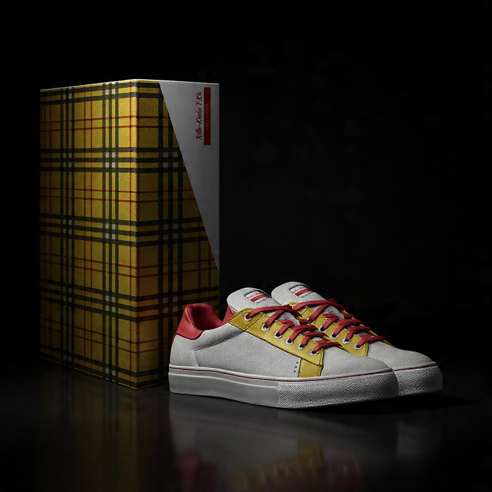 Rilla: Tennis Low Tops (White)