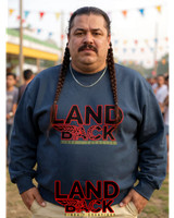Premium Oversized Sweatshirt: Landback Feather Flyer