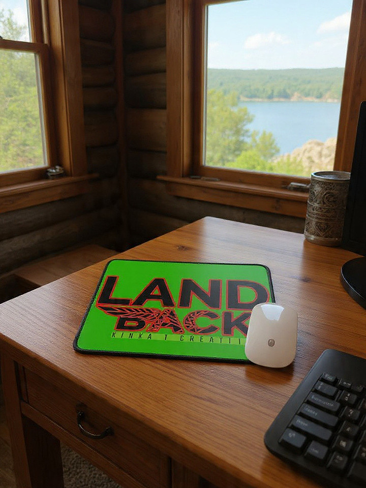 Mouse Pad: Landback Feather Flyer