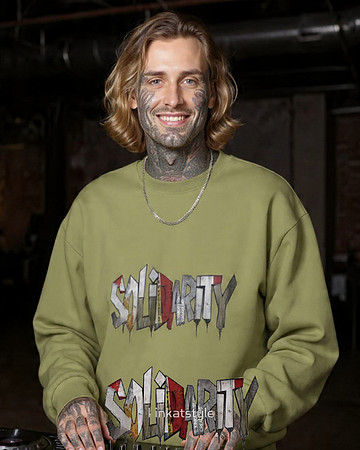 Premium Oversized Sweatshirt: Solidarity (1)