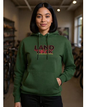 Pullover Hoodie: Landback Feather Flyer