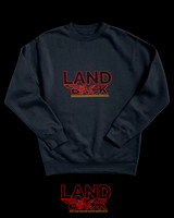 Pullover Sweatshirt: Landback Feather Flyer