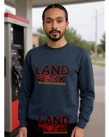 Pullover Sweatshirt: Landback Feather Flyer