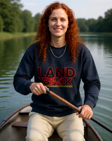Pullover Sweatshirt: Landback Feather Flyer