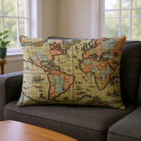 The Traveler: Grade A Cotton Accent Pillow