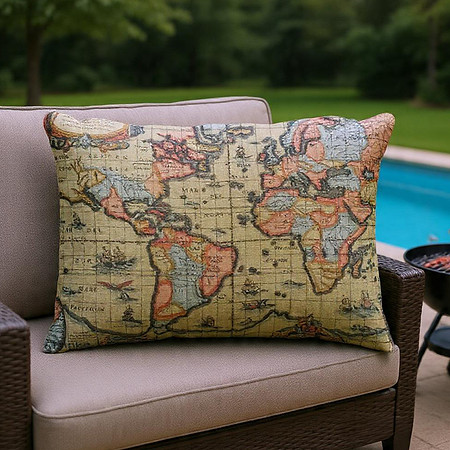 The Traveler: Outdoor Pillow