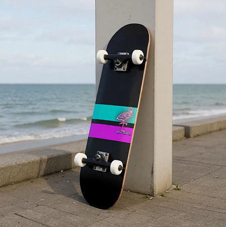 The Pink Flamingo: Skateboard