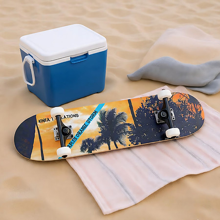 Naples Orange Storm: Skateboards
