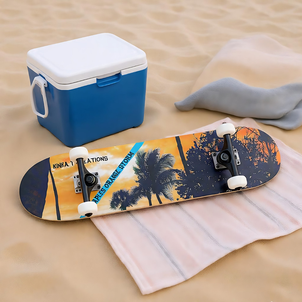 Naples Orange Storm: Skateboards