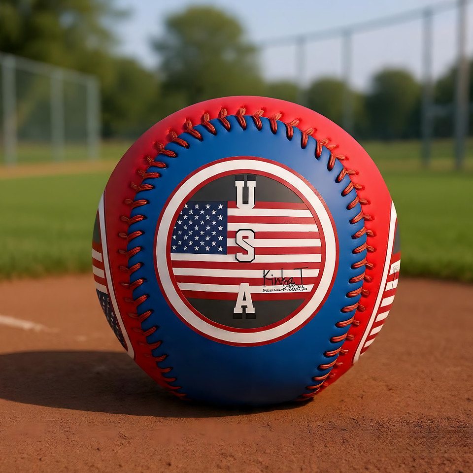 U.S.A.: Hand-Stitched Baseball