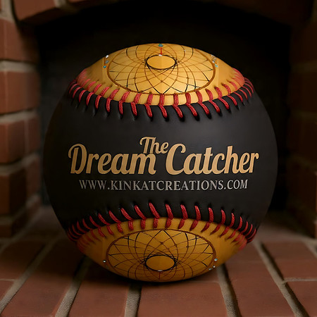 The Dream Catcher: Hand-Stitched Baseball