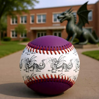 Smoke & Fire: Hand-Stitched Baseball