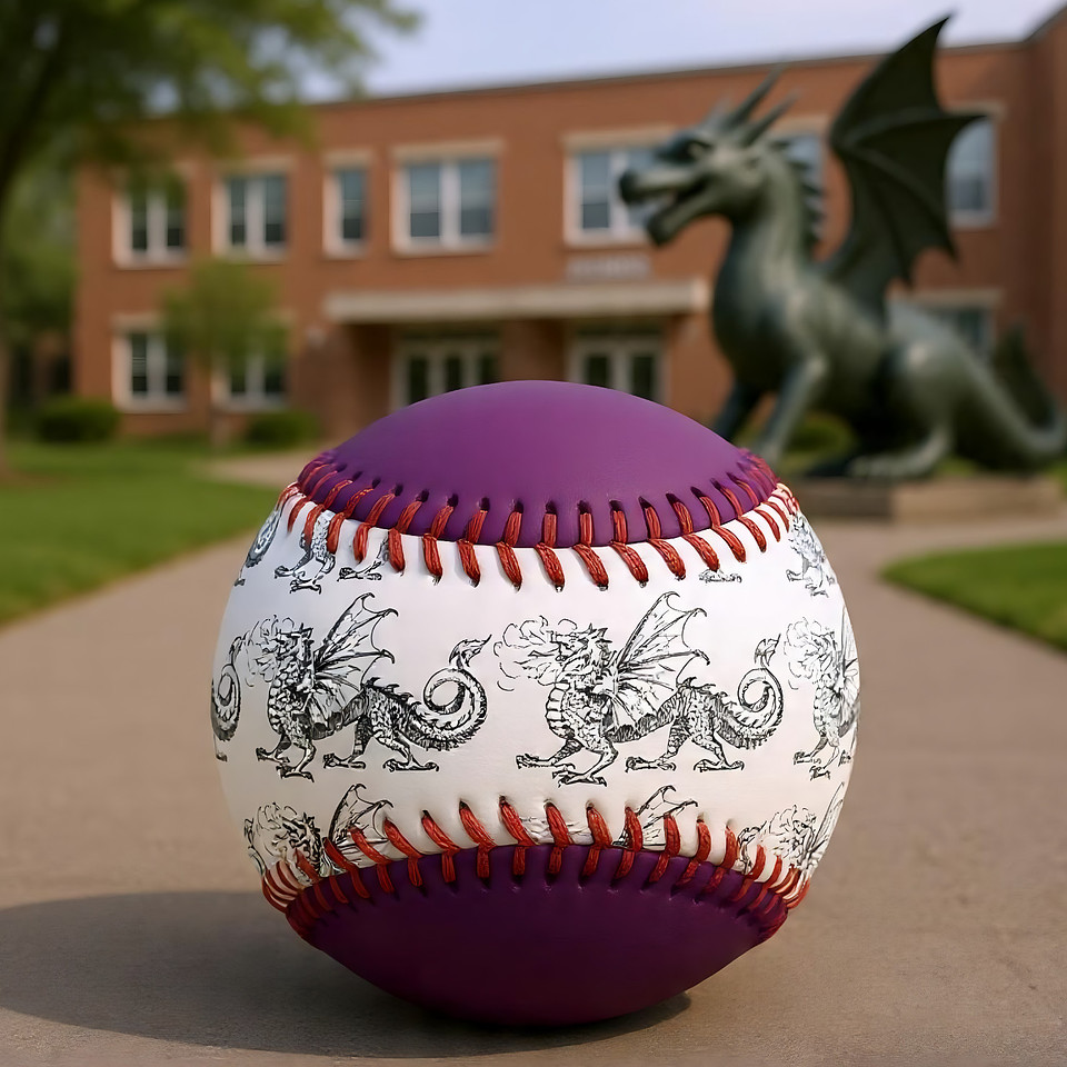 Smoke & Fire: Hand-Stitched Baseball