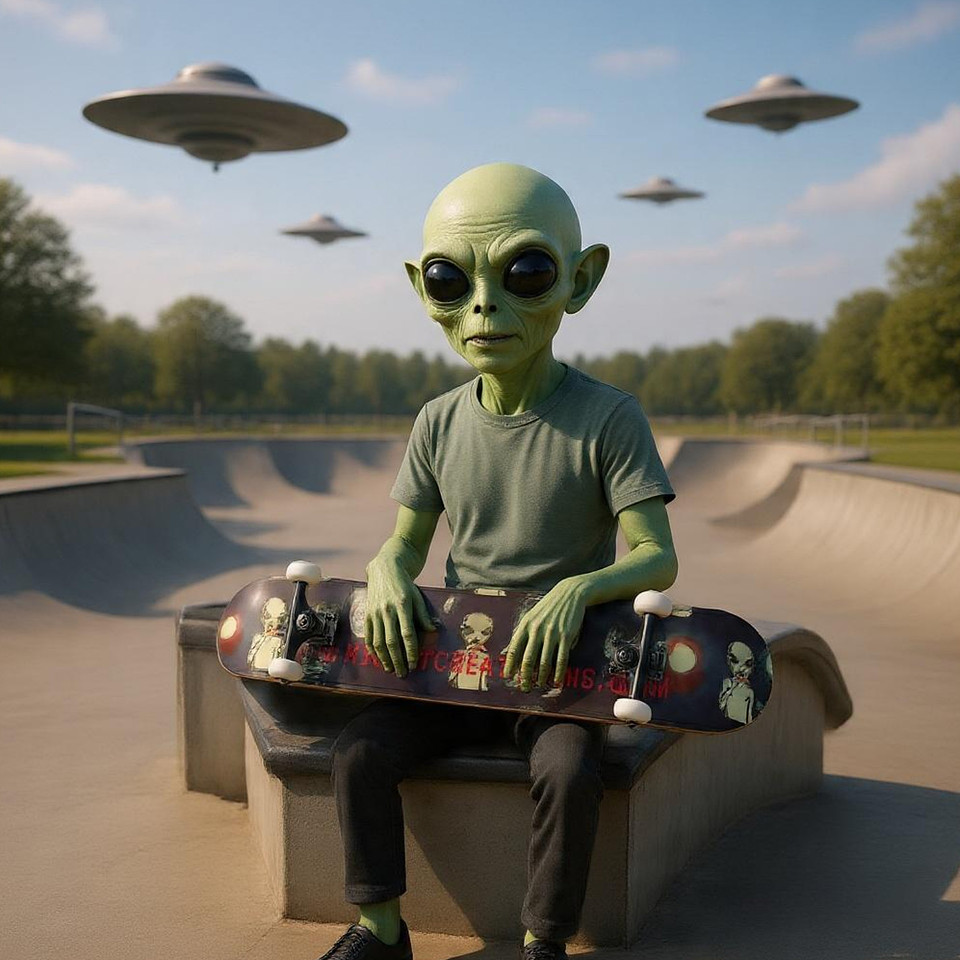 Pizza Brau: Skateboard