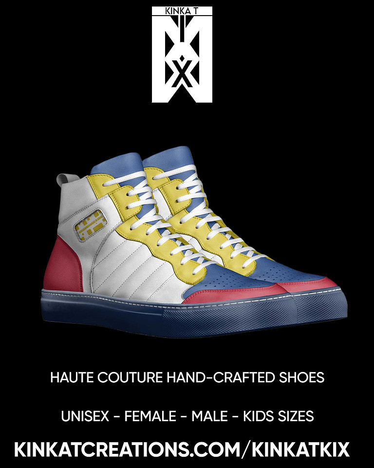 Hawks: Retro Basketball High Tops (Blue)