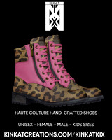 VV2x Leopard: Zip Military Boots