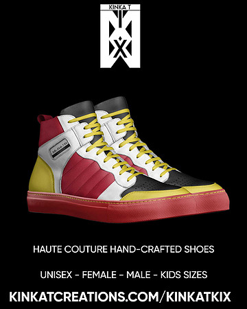 Retro Basketball High Top Shoes (Red): Rilla