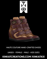 B3AR: Velcro Wedge Sneakers (Cognoc)