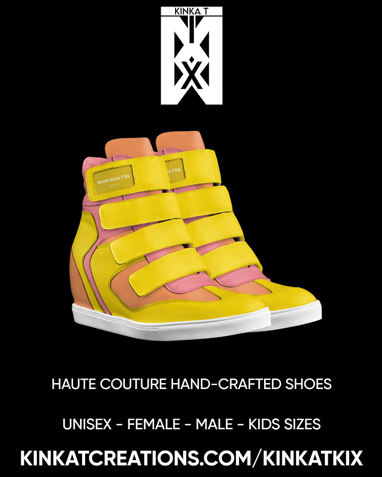 Sherbi: Velcro Wedge Sneakers
