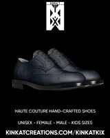Traditional Derby Shoes (Navy): Charq
