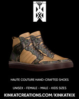 Rambot: Retro Basketball High Tops (Tan)